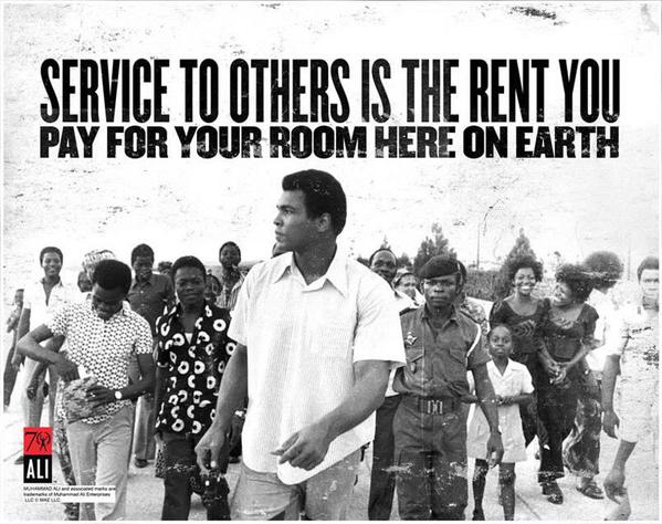 service to others - ali
