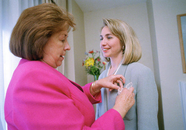 Hillary Rodham Clinton and her mother, Dorothy Rodham, at a hotel in New York in 1992. Credit Ron Frehm/Associated Press
