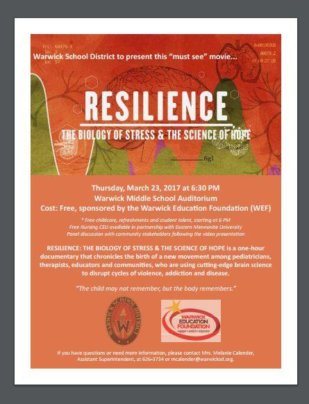 Resilience Film and discussion