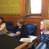 Coalition presentation: Dr. Amy Shriver, Anne Staff and Suzanne Mineck present at the Capitol