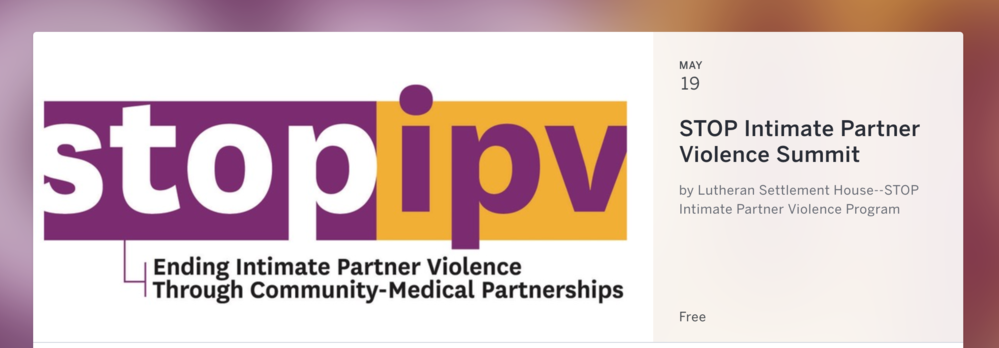 Stop IPV - Ending Intimate Partner Violence Through Community-Medical Partnerships