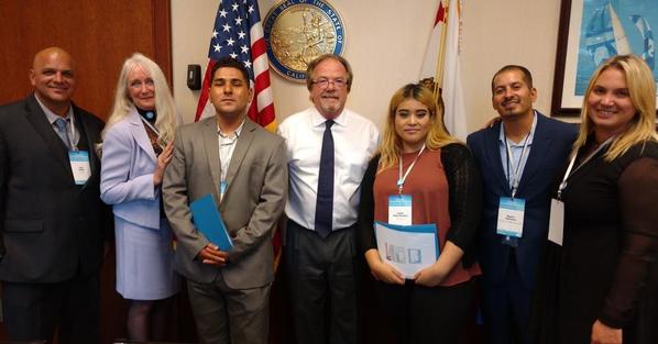 4CA Senator Joel Anderson office in Sacramento with Youth Voice 071117 whole group picture