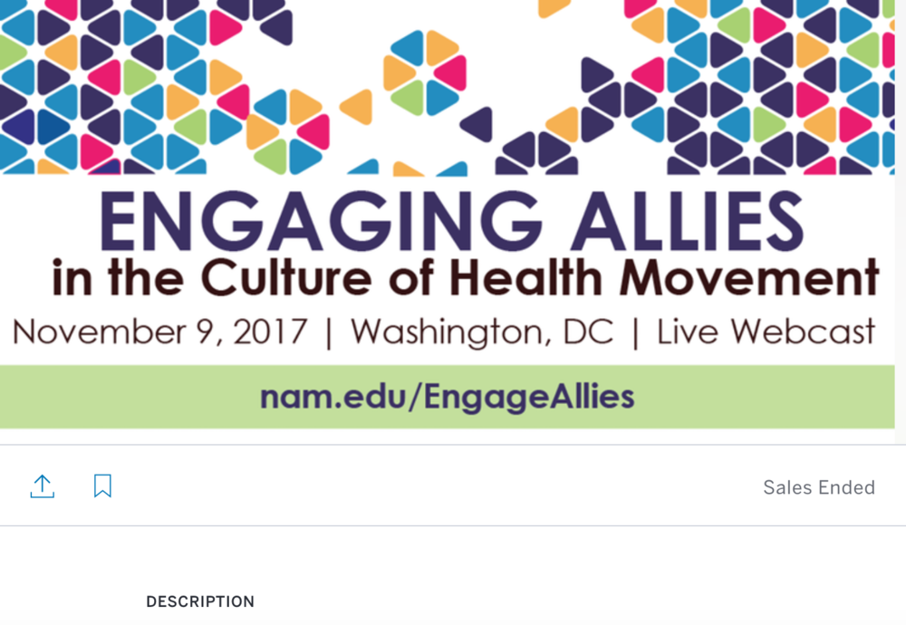 Engaging Allies in the Culture of Health Movement