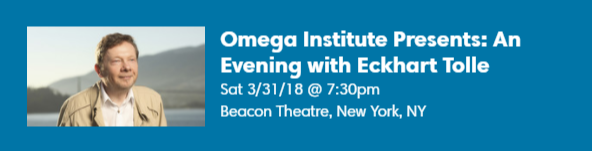 Omega Institute Presents: An Evening with Eckhart Tolle (New York, NY)