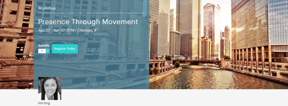 Omega Institute Presents: Presence Through Movement with Kim Eng (Chicago, IL)