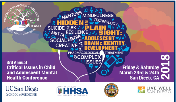 3rd Annual Critical Issues in Child and Adolescent Mental Health (CICAMH) - Hidden in Plain Sight: Adolescent Brain and Identity Development (San Diego, CA)