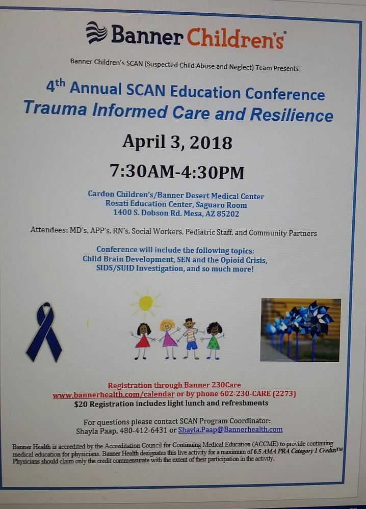 4th Annual SCAN Education Conference