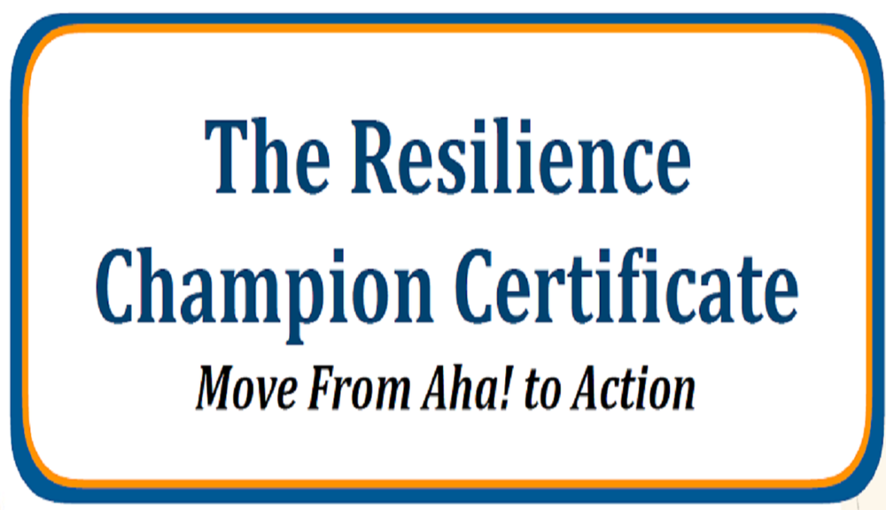 The Resilience Champion Certificate ONLINE