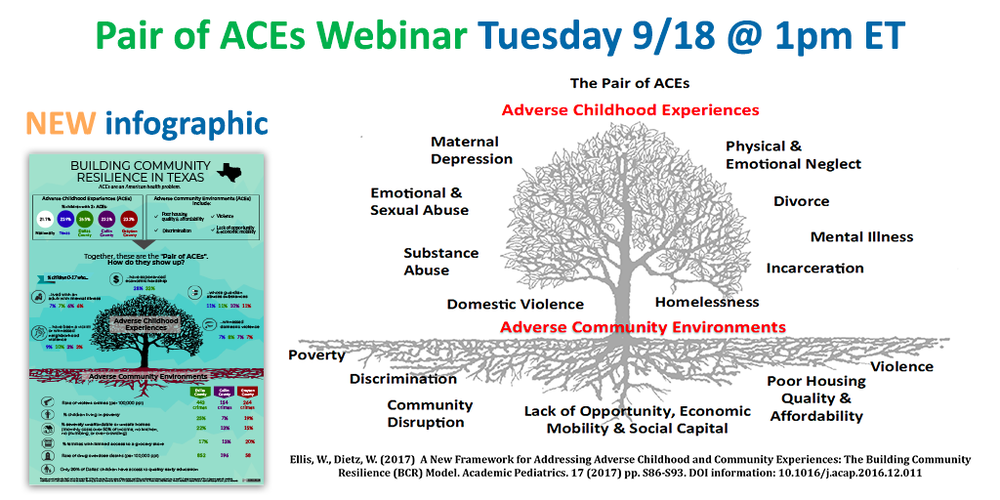 Building Community Resilience (BCR) collaborative: How to Use the 'Pair of ACEs' to Build Community Resilience (webinar)