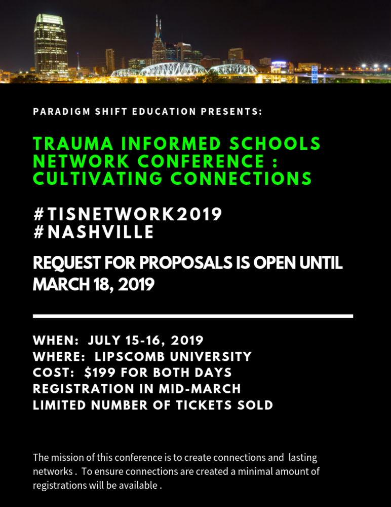 Trauma Informed Schools Network:  Cultivating Connections