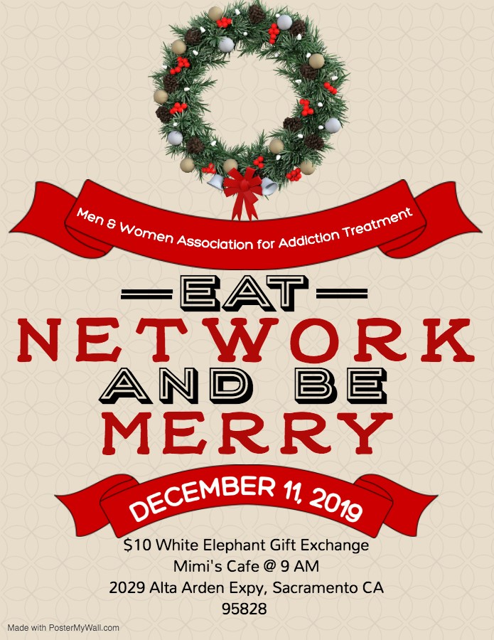 Men and Women's Association for Addiction Treatment Holiday Gathering