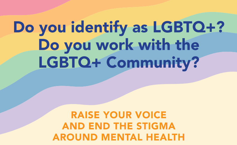Join Breaking Down Barriers to get the conversation started about mental wellness in the LGBTQ+ community.