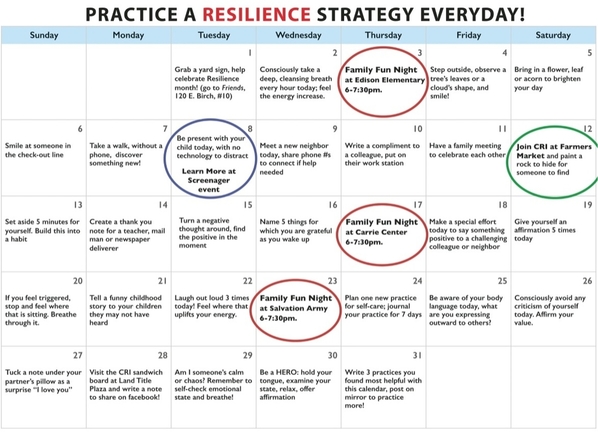 Resilience Calendar