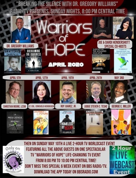 Warriors of Hope event poster