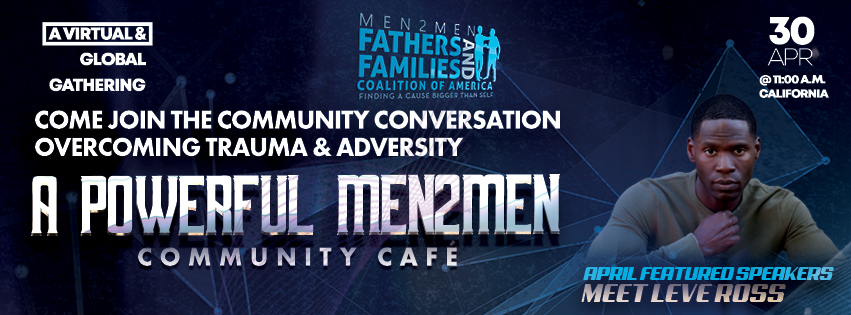 April Men2Men Community Café Overcoming Adversity