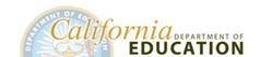 CA Dept of Ed logo