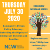 WEBINAR: Community-Driven Policy Advocacy: Upholding the Dignity of Immigrant Children and Families