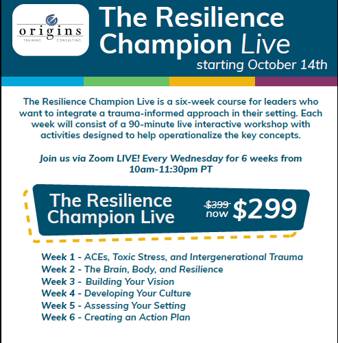 The Resilience Champion Certificate LIVE