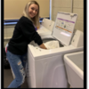 laundry: (Picture of Chilhowie High School’s student led laundry service)