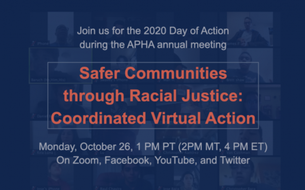 Safer Communities through Racial Justice: Coordinated Virtual Action