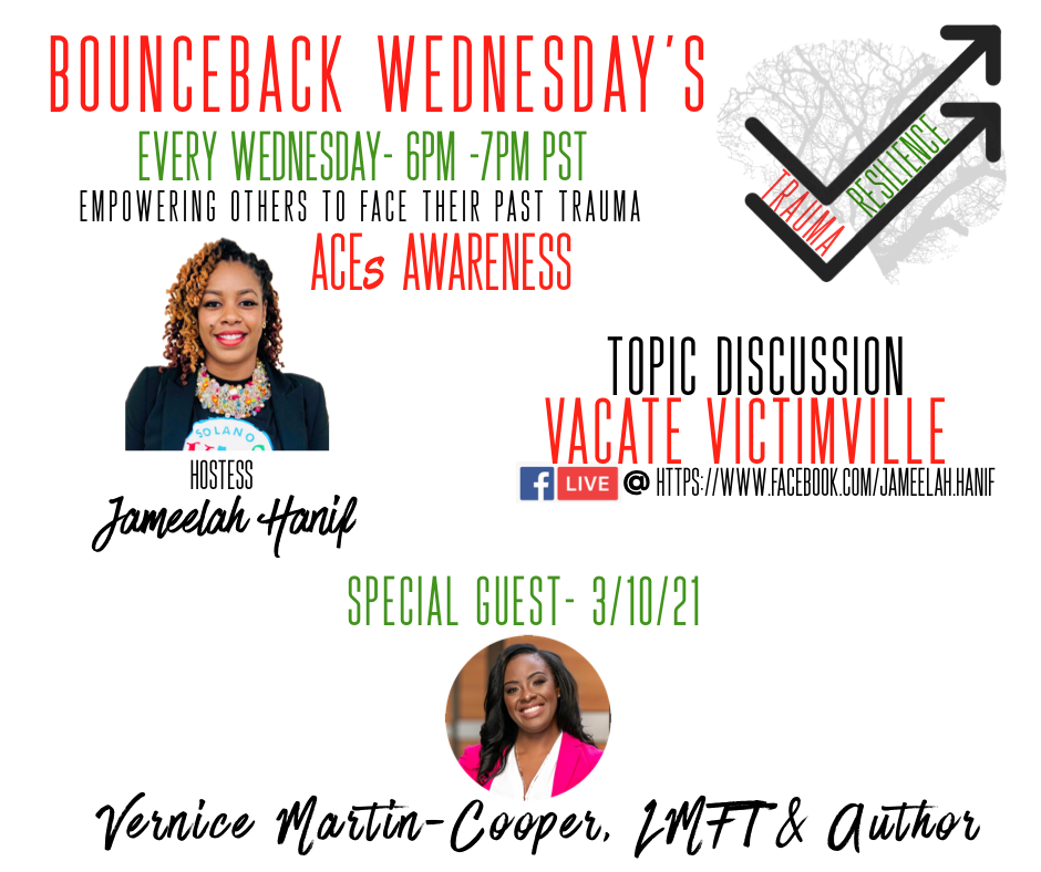 Bounceback Wednesday- Vacate Victimville
