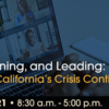 Listening, Learning &amp; Leading in California's Crisis Continuum of Care