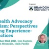 Mental Health Advocacy and Activism: Perspectives from Living Experience [madinamerica.com]]