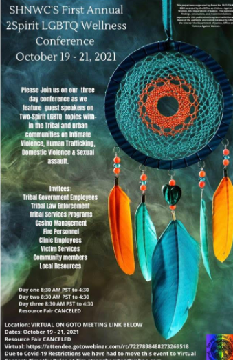 Strong Hearted Native Women's Coalition 1st Annual 2Spirit LGBTQ Wellness Conference