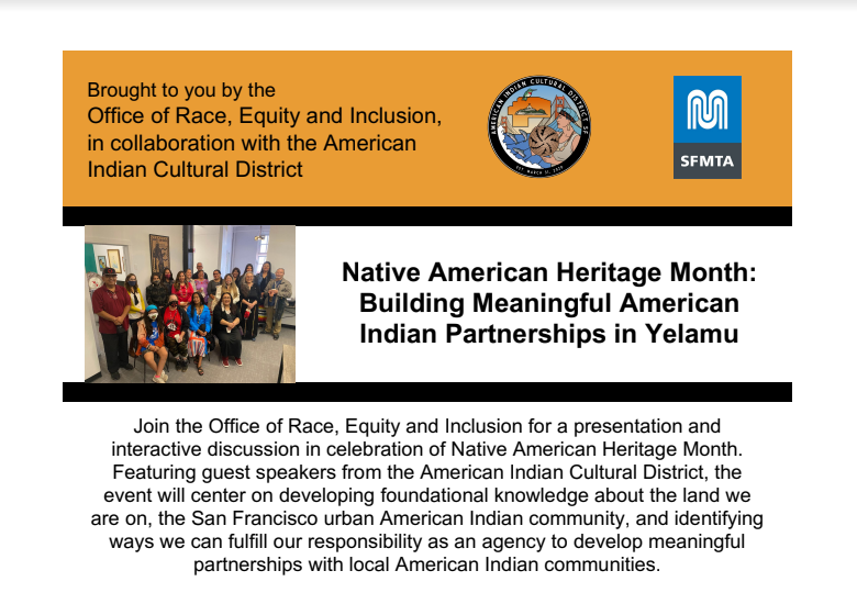 Native American Heritage Month: Building Meaningful American Indian Partnerships in Yelamu