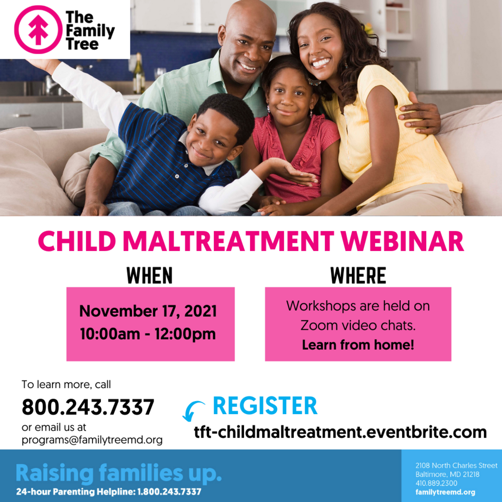 Learn More about Protecting Children in Maryland: Child Maltreatment Webinar