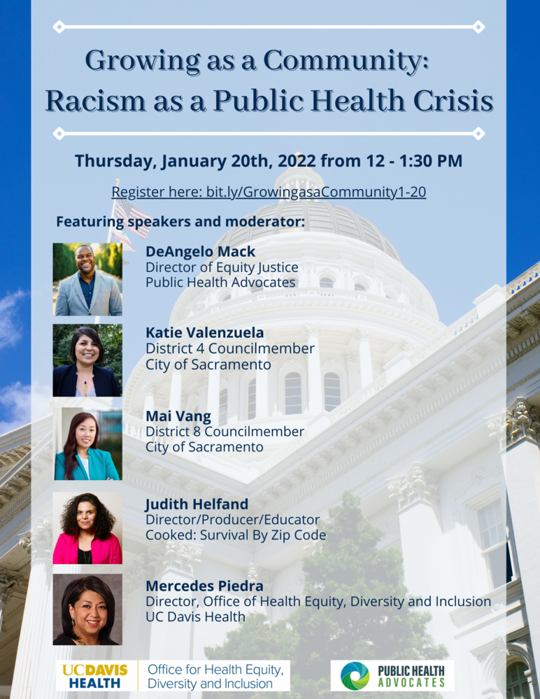 Growing as a Community: Racism as a Public Health Crisis