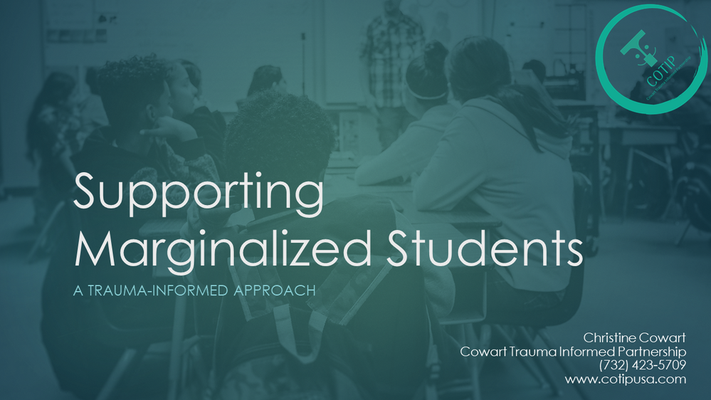 Supporting Marginalized Students Class Starts