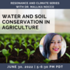Water and Soil Conservation in Agriculture With Dr. Mallika Nocco