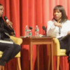 WIth Dr. Nadine Burke Harris, discussing The Deepest Well at Columbia U