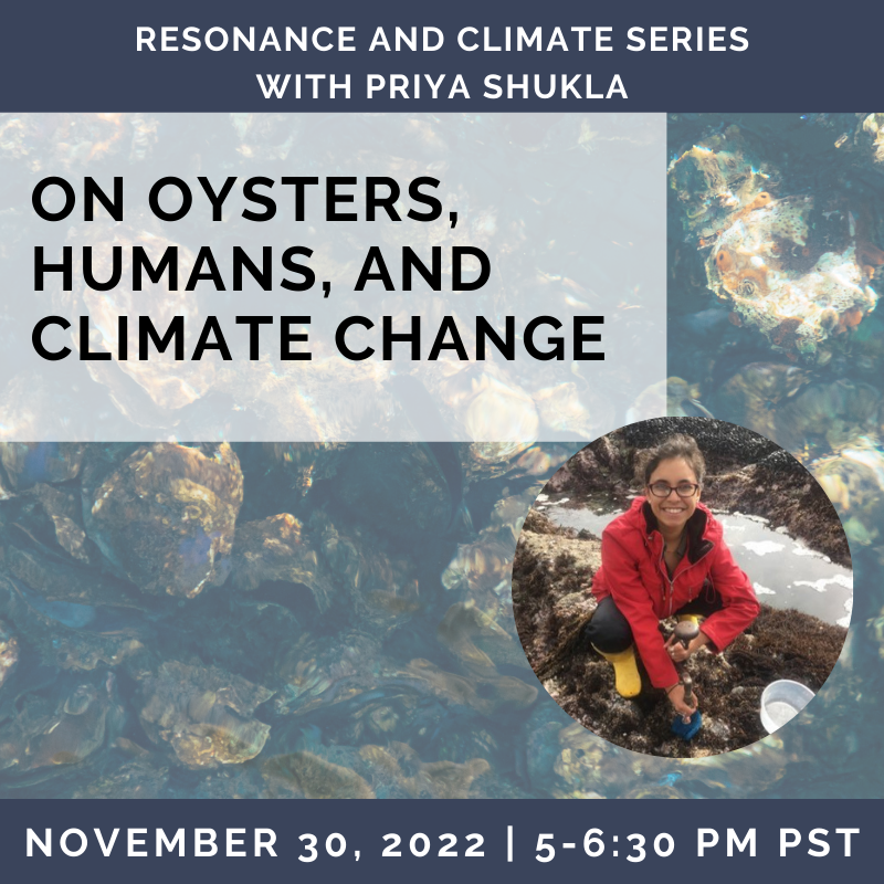 On Oysters, Humans, and Climate Change with Priya Shukla