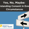 Yes, No, Maybe: Understanding Consent in Everyday Circumstances