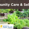 Community Care &amp; Self Care