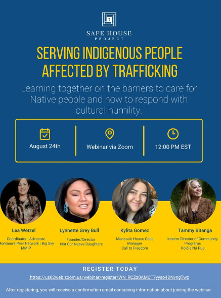 Serving Indigenous People Affected by Trafficking - Learning Together