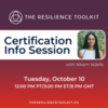 FREE Info Session for Certification: Become a Resilience Toolkit Facilitator