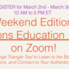 Interested in trauma healing? Join us for the March 2-3 Emotions Education 101 Trauma-Informed Weekend Class