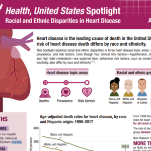 Health, United States Spotlight: Racial and Ethnic Disparities in Heart Disease April 2019 (Infographic)