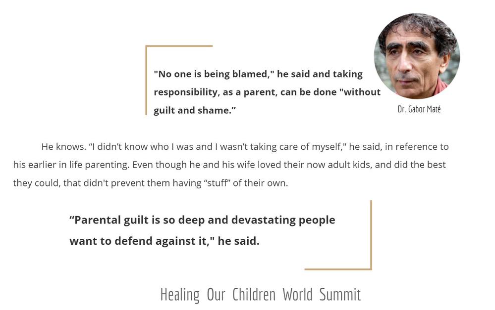 Dr. Gabor Maté & Full-Potential Parenting, Even When It Hard | Parenting with PACEsConnection