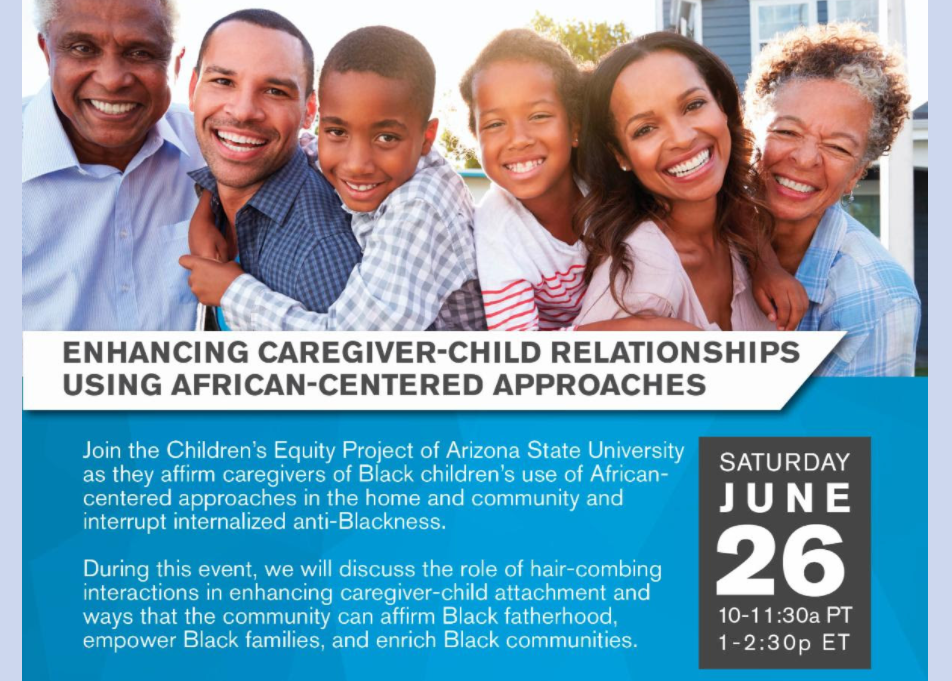 Enhancing Caregiver-Child Relationships using African-Centered Approaches [Children's Equity Project]