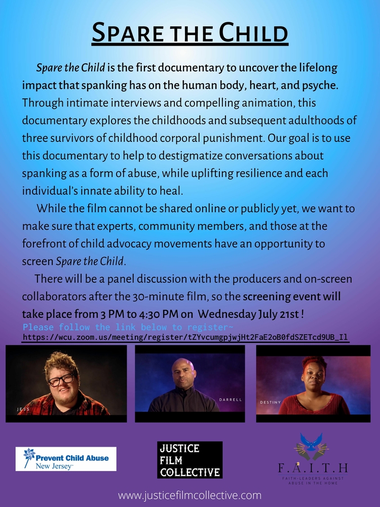 Spare the Child documentary virtual film screening &amp; discussion