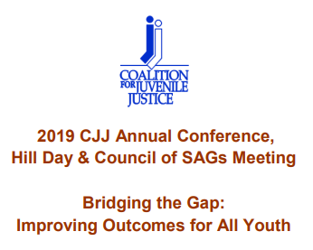 CJJ's 2019 Annual Conference, "Bridging the Gap: Improving Outcomes for all Youth"