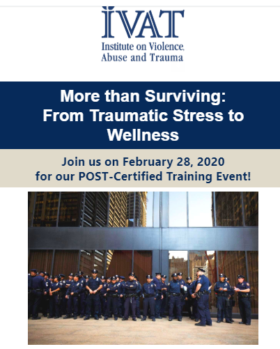 More Than Surviving: From Traumatic Stress to Wellness (IVAT - San Diego)