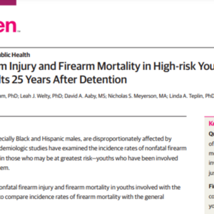 Nonfatal Firearm Injury and Firearm Mortality in High-risk Youths (12-pages) JAMA Network.pdf