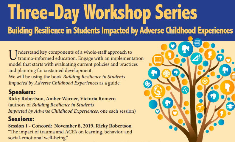 Building Resilience in Students Impacted by Adverse Childhood Experiences (three-day workshop series)