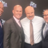 Tommy and Dr Phil: Officer Tommy Norman stands with Dr. Phil and two other panelists during his trip to Los Angeles for filming. Photo courtesy of Tommy Norman
