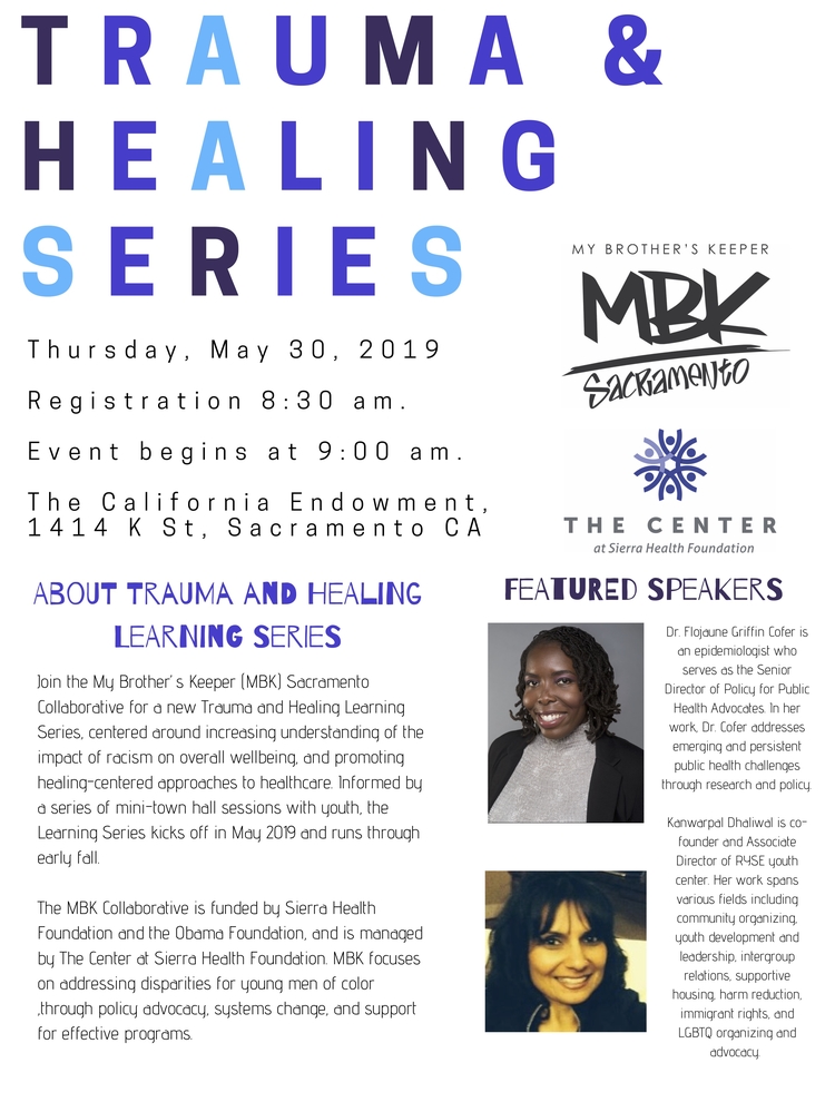 My Brother's Keeper Trauma and Healing Series